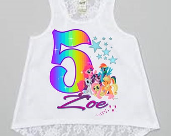 My Little Pony Birthday Shirt or My Little Pony Dress