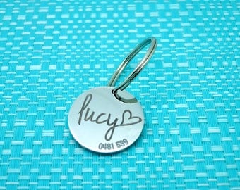 Personalised Dog Tag, Custom Dog Tag, Dog ID Tag, Puppy Tag, Personalized Dog Tag, Rescue Dog, Engraved Dog Tag, Dog Collar Tag, Pet Tag