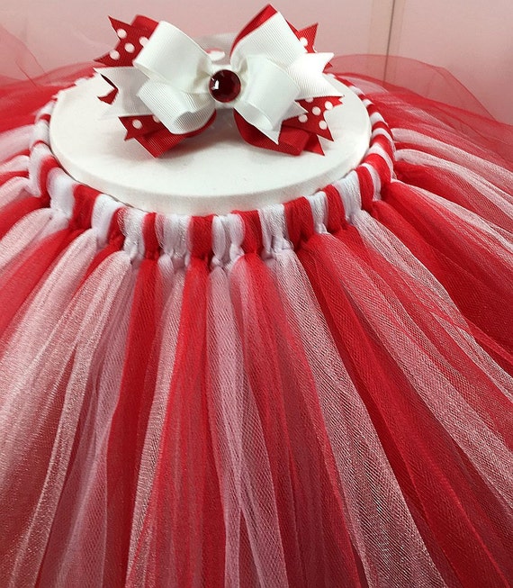 red and white tutu skirt