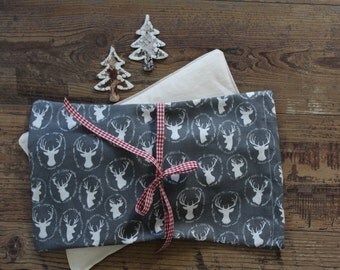 Heat Therapy Rice Bag with a Washable Cover. Reusable Rice Pack. Hot and Cold Pack. Wellness Pack