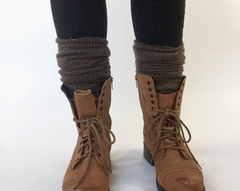 Chunky Knitted Leg Warmer - Knee High Leg warmers, leg warmers, long leg warmers, wool leg warmers, boot socks, knee high socks, boot cuffs