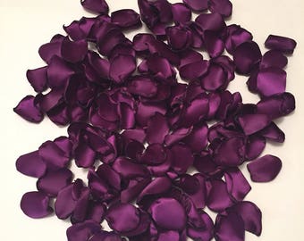 Rose Petals/Rustic Wedding Rose Petals/Plum Petals/Aisle Petals/Wedding Rose Petals/Plum Rose Petals/Purple Rose Petals