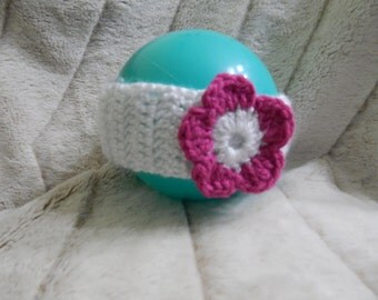 White headband for a baby girl