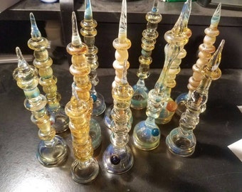 Fumed glass essential oil/perfume dabber