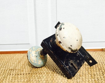 Antique Heavy Metal Door Knob - Shabby Chic Farmhouse Decor