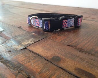 Red nautical patchwork anchors