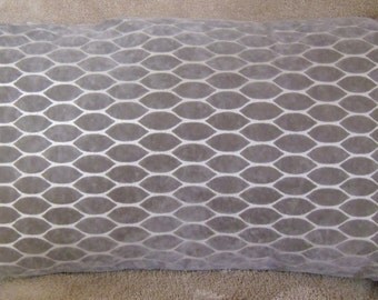 Grey taupe velvet cushion
