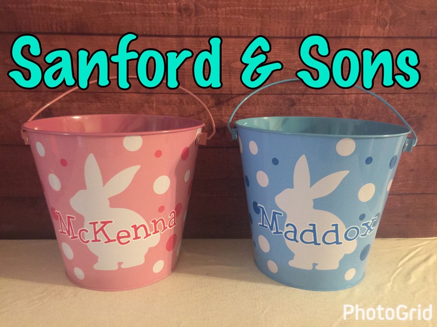 Personalized Easter BasketEaster GiftEaster metal