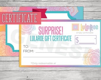 Gift certificate | Etsy