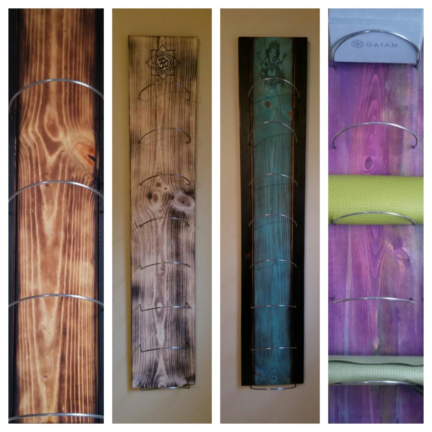 8 Tier Yoga Mat Holder Wall mounted yoga gifts Yoga