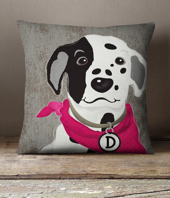 dalmatian throw pillow