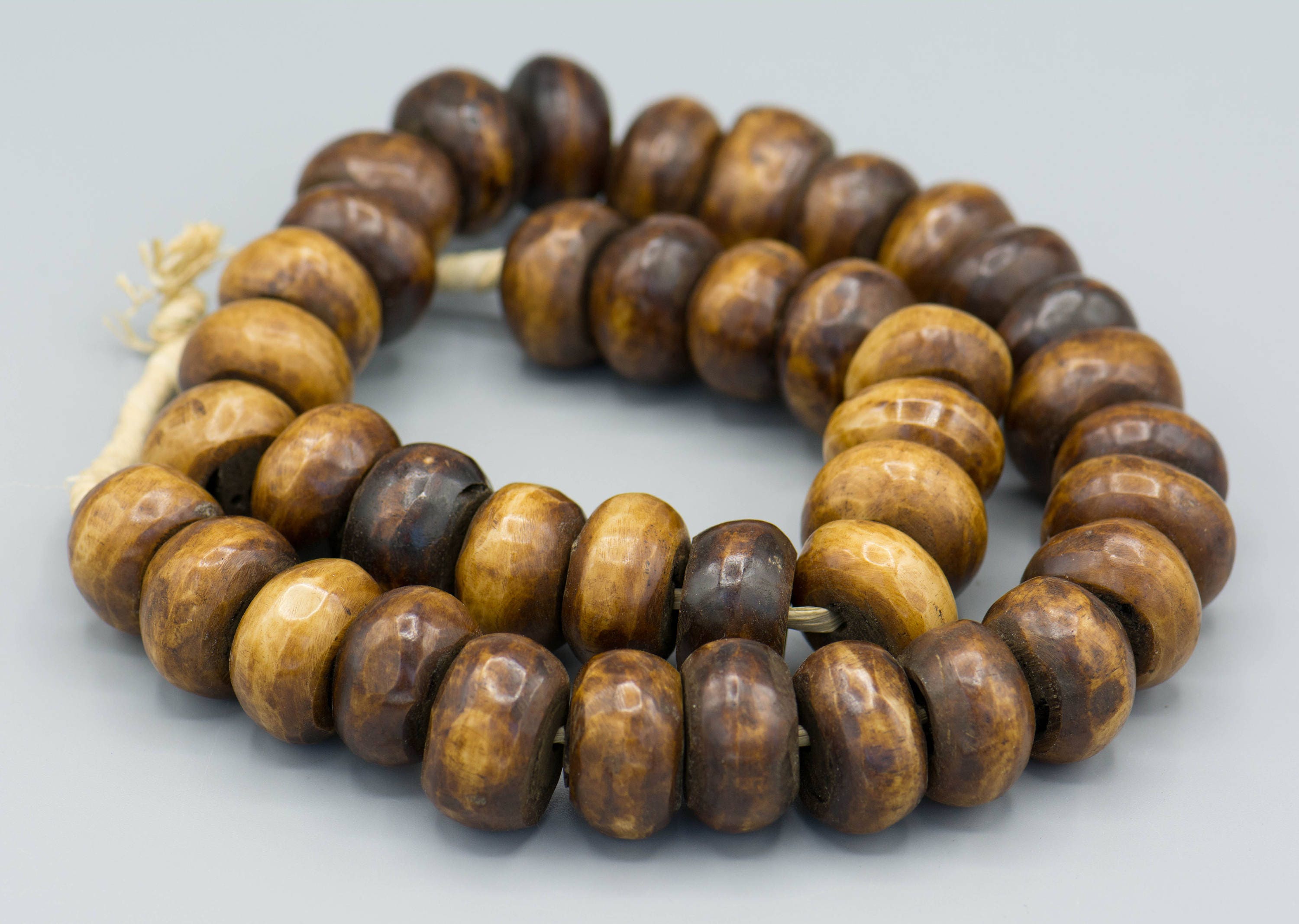 African Bone Kenya Beads Large Hole Ethnic Bead 13x22MM