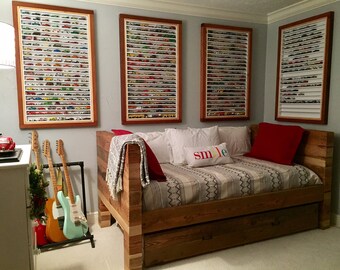 daybed, day bed, Custom bed, headboard - built-to-order handcrafted