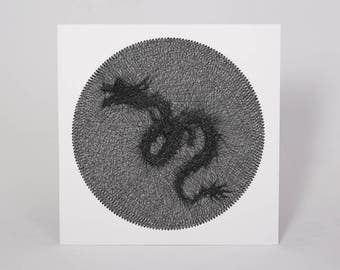 Dragon string art | Etsy