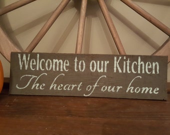 Country kitchen sign | Etsy