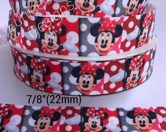 Minnie mouse ribbon | Etsy