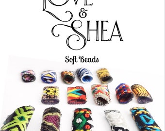 Soft Beads Soft Loc Beads Fabric Beads Festival Hair Loc Jeweley Dreadlock Accessories