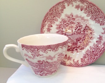 Churchill China The Brook Cup and Saucer