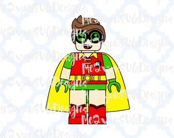 Lego Robin 2 SVG,EPS,PNG,Studio