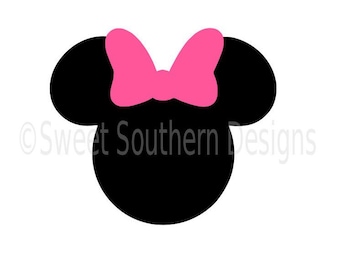 Minnie Mouse SVG instant download design for cricut or silhouette