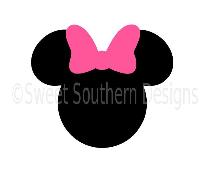 Download Minnie Mouse SVG instant download design for cricut or