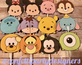 Tsum Tsum Cupcake Toppers