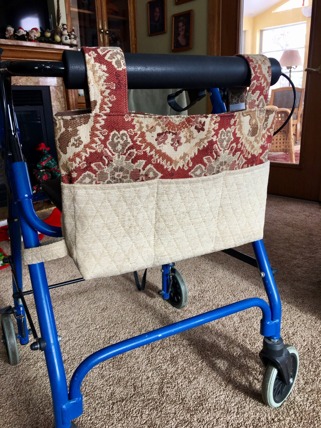 Elegant walker bag Walker tote Gift for Grandma Mobility