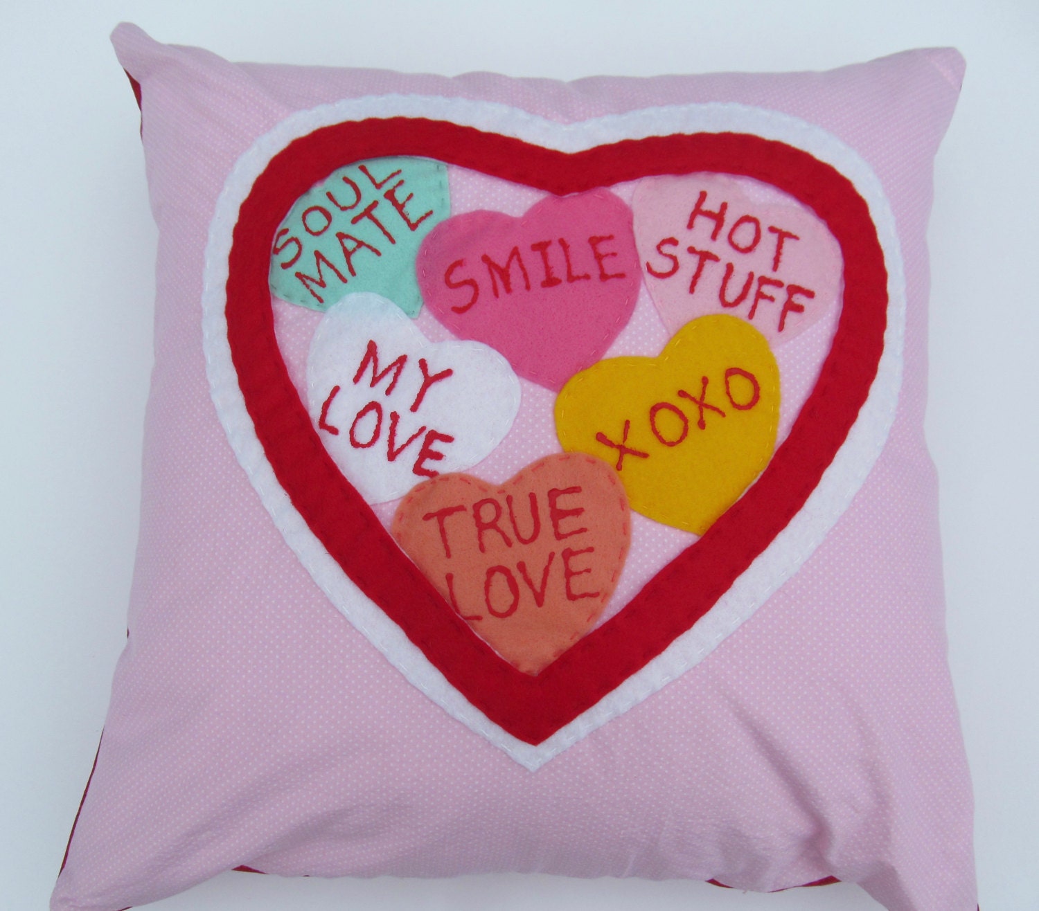 Candy Heart Box Pillow
