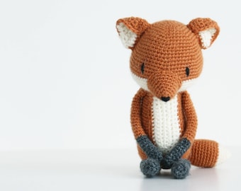 LuiFox Amigurumi crochet pattern LuiLuh.handmade fox PDF