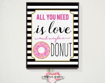 Kate Spade Wall Decor all you need is love and maybe a donut wall art // kate spade Kate Spade Wall Decor all you need is love and maybe a donut wall art // kate spade