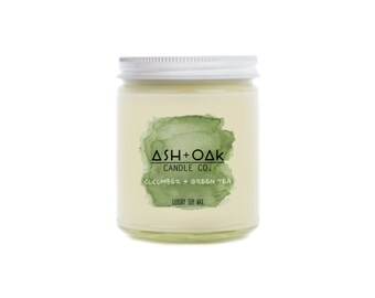 Cucumber + Green Tea Soy Candle 8oz