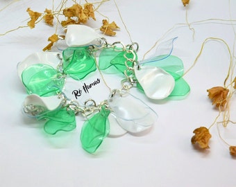 Plastic bottle bracelet upcycle