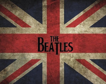 The Beatles Flag Poster | 18-Inches By 12-Inches | 100lb Gloss Paper |