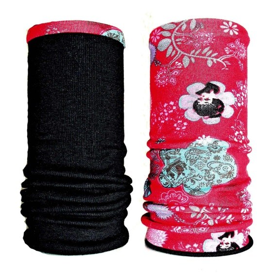 Contact arm warmers Jersey asia japan geisha Red