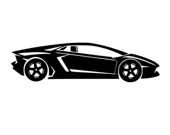 Lamborghini decal | Etsy
