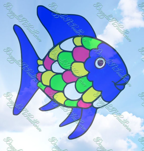 Download Fish Rainbow multi color colored scales ocean cute shirt