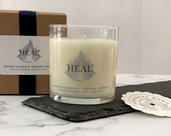 Heal Intention Candle | Get Well Gift For Her | Condolence Gifts For Loss Of Parent | Best Wishes Gift | Thinking Of You Gift
