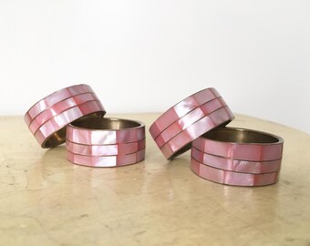 Gathered Hearts Pearl Napkin Ring Set - Website Exclusive main image 0