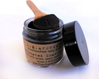 Activated Charcoal / Activated Charcoal Powder / Charcoal Mask / Clay Mask / Acne Soap / Acne Treatment / Bentonite Clay / Birthday Gift /