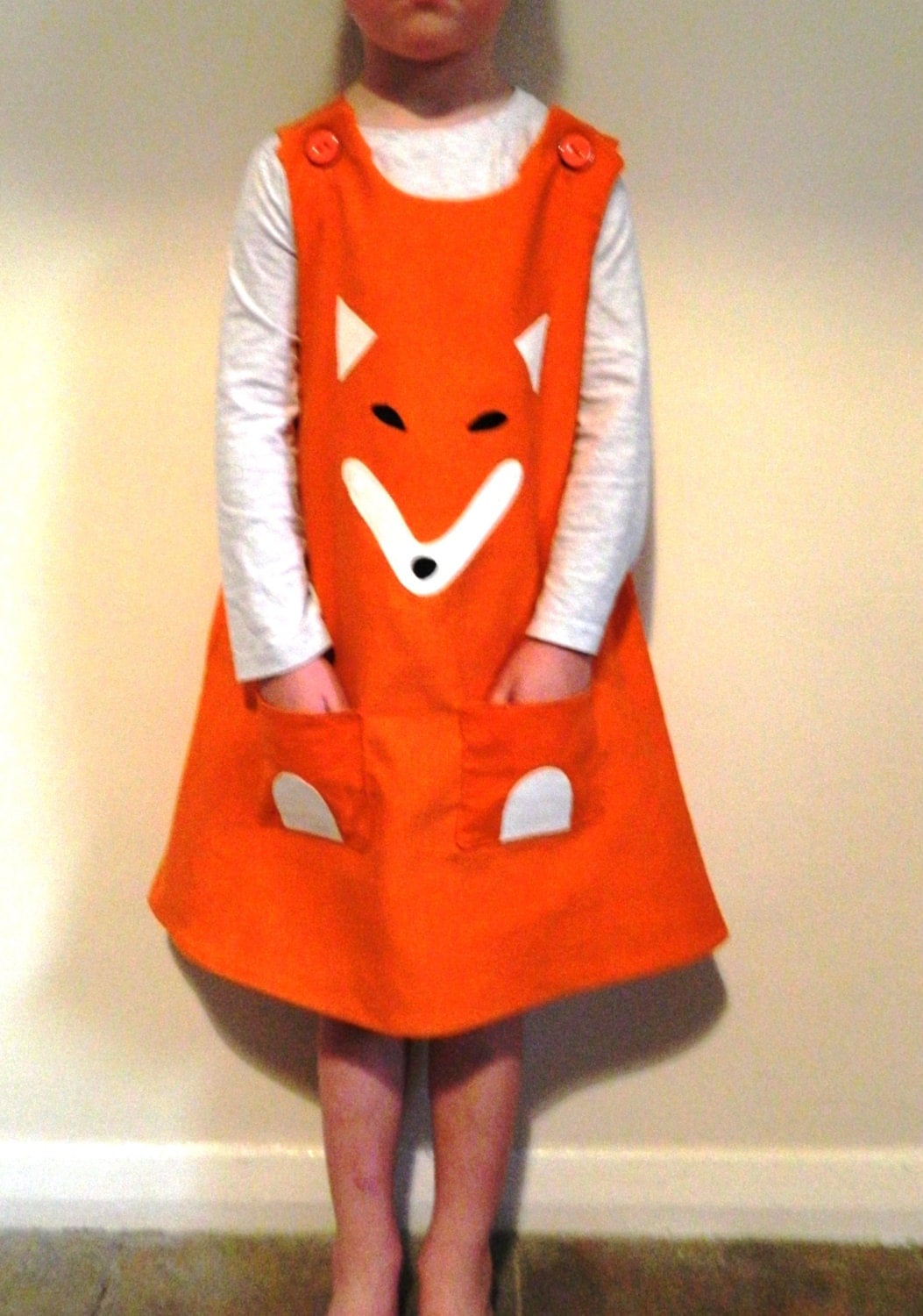 Lovely Girls Fox Dress AUTUMN fun Various sizes Animal