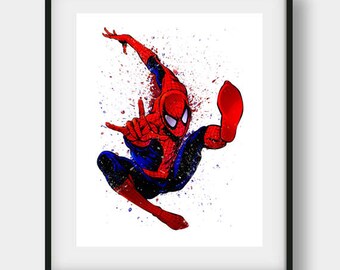 Spiderman Wall Art spiderman wall art spiderman poster superhero art kids room Spiderman Wall Art spiderman wall art spiderman poster superhero art kids room