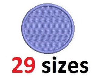 CIRCLE Embroidery Design Circle Shield Embroidery Design Fill Circle Machine Embroidery Instant Download ER649F2