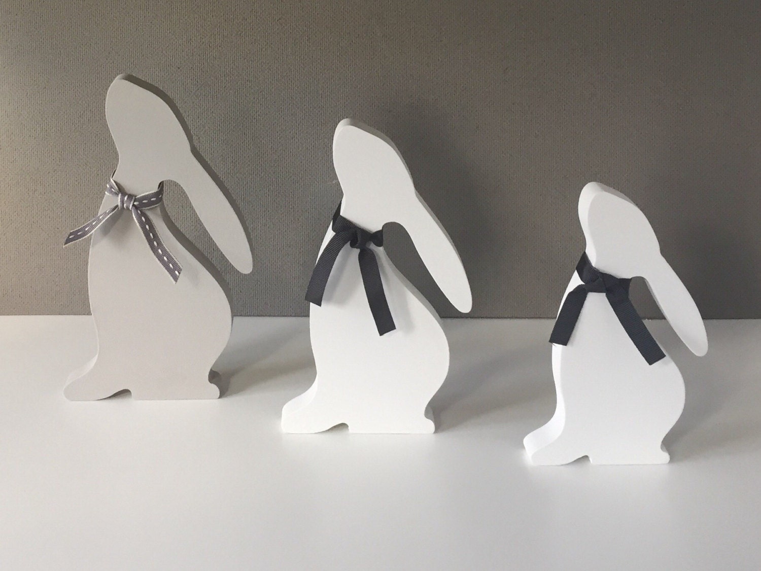 Standing Wooden Bunny Wooden Rabbit Easter Gift Home