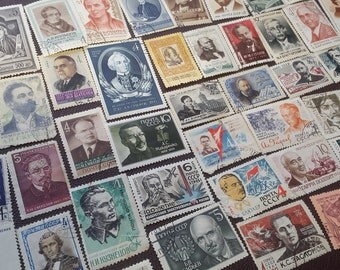 Postal Stamps USSR,Stamps with history, Postage stamp with people,Stamps with great personalities,Stamp hobby,collectible stamps,
