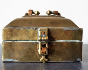 Indian Brass Metal Box Tin