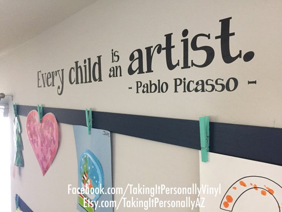 Every Child Is An Artist Wall Vinyl