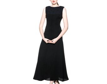 Handmade Maxi Black Dress