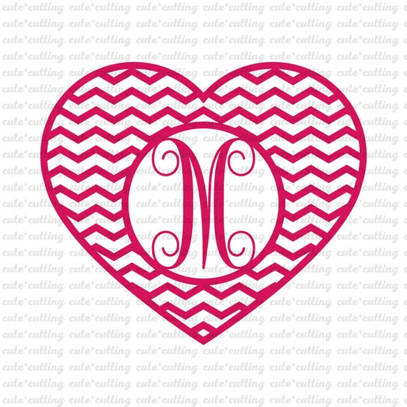 Download Heart Monogram Font svg, Heart chevron svg, vine svg ...