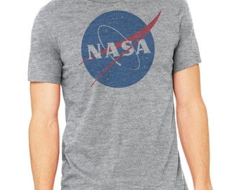 NASA circle shirt, NASA shirt, NASA meatball shirt, outer space, space shirts
