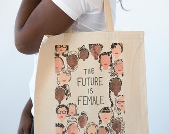 The Future Is Female : Tote Bag